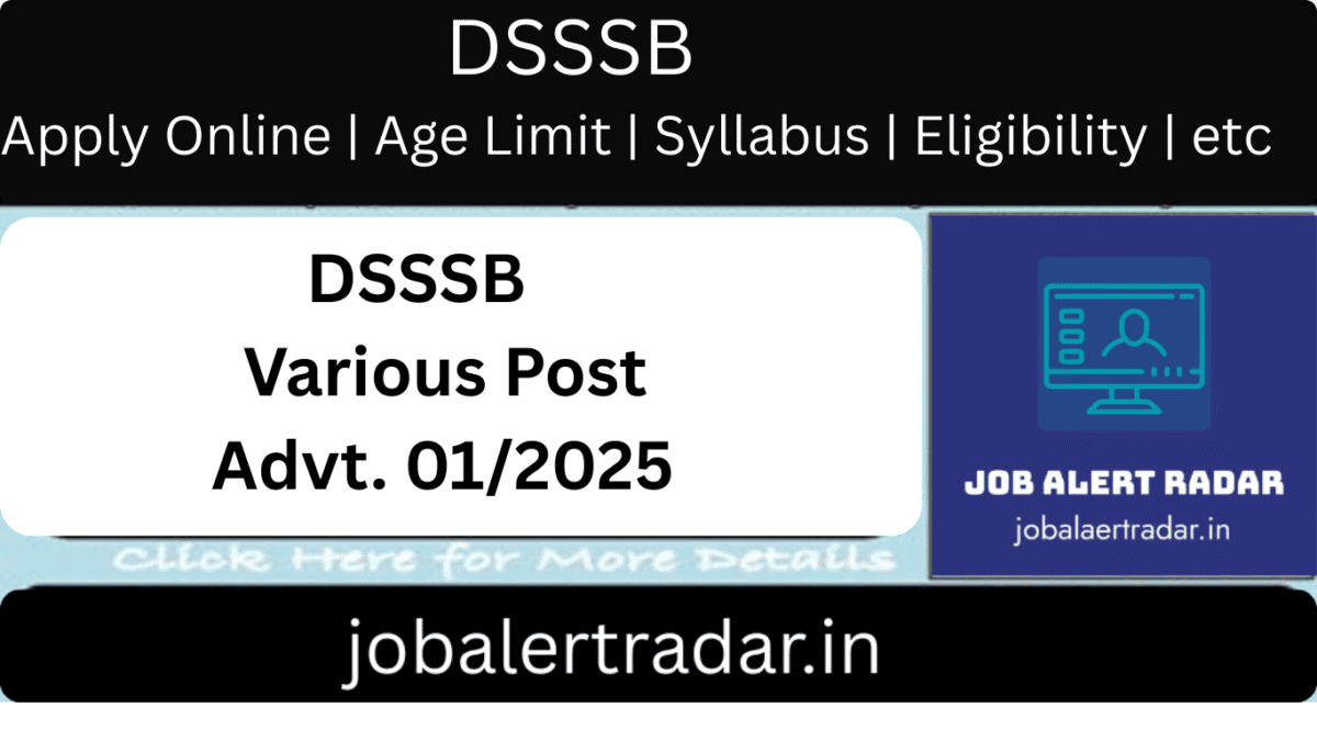 Coast Guard (1) DSSSB Online Form 2025 β Apply for 2119 Posts