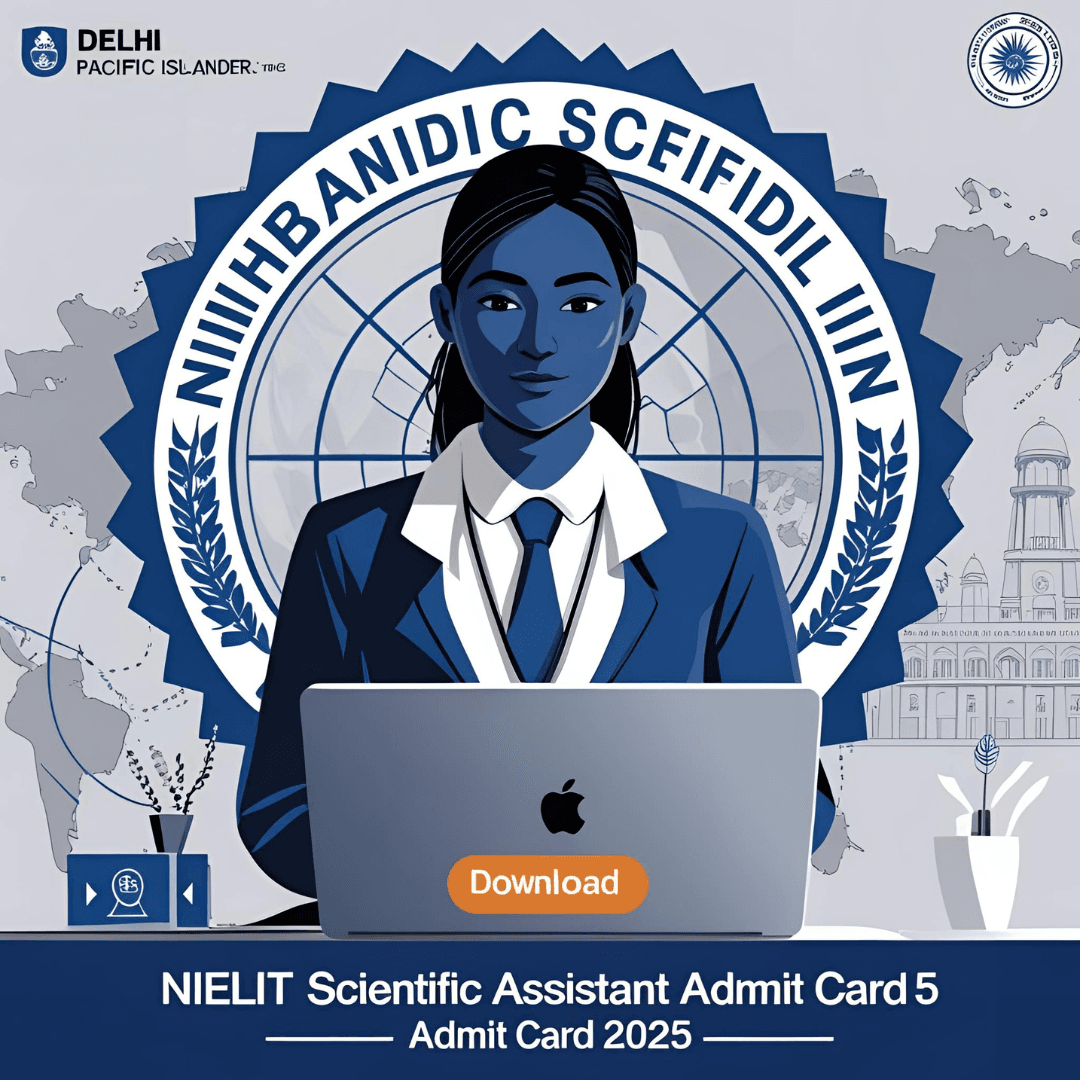 NIELIT Scientific Assistant Admit Card 2025 Download – Official Hall Ticket Portal Screenshot