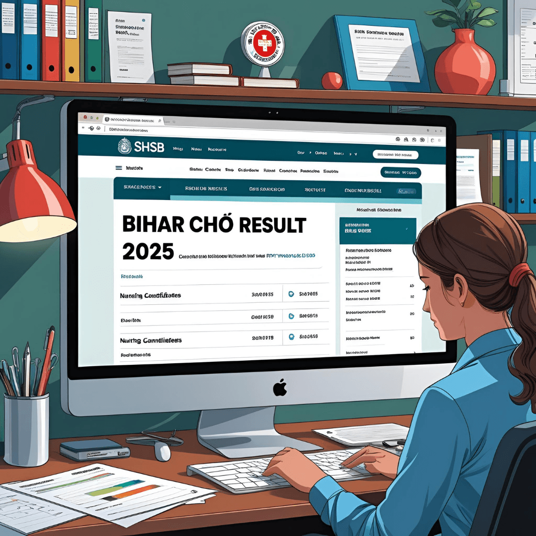 bihar-cho-result-2025 Bihar CHO Result 2025 PDF download page on SHSB official website