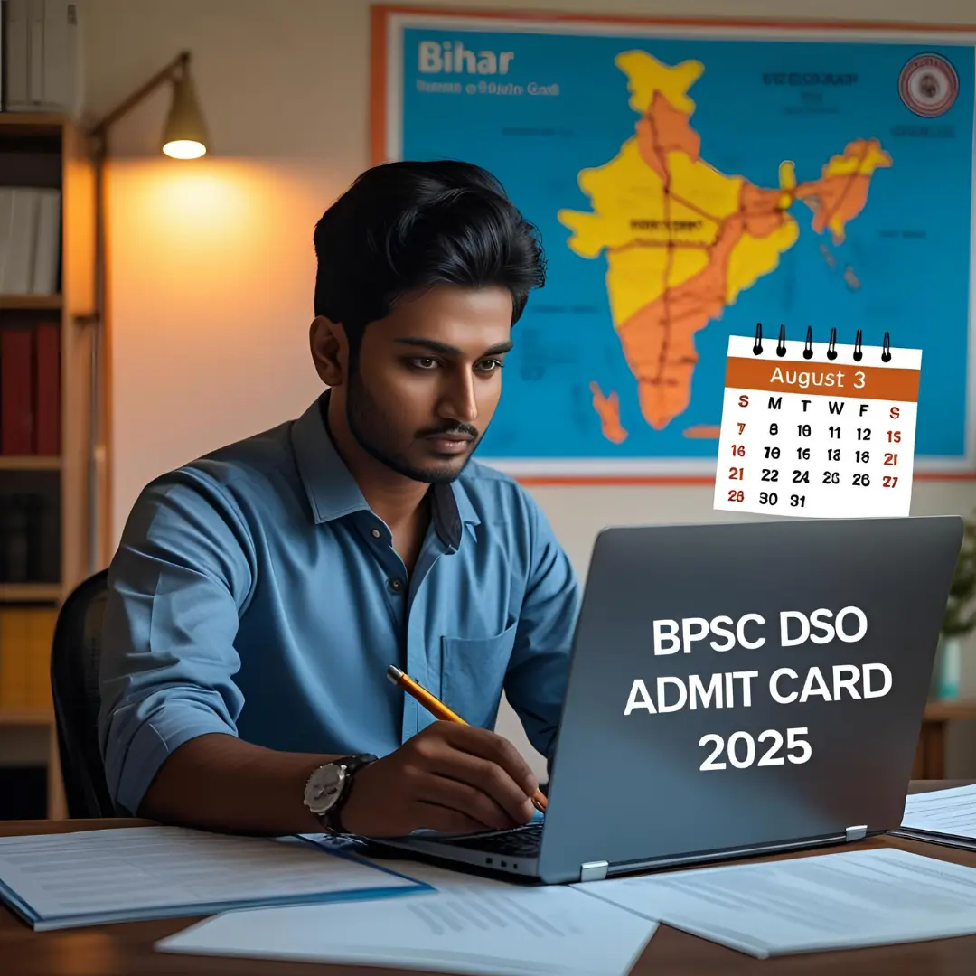 BPSC DSO Admit Card 2025 Download – 3 August Exam