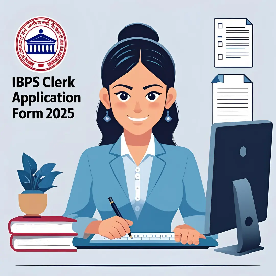 ibps clerk application form 2025 IBPS Clerk Application Form 2025 online registration process screenshot.