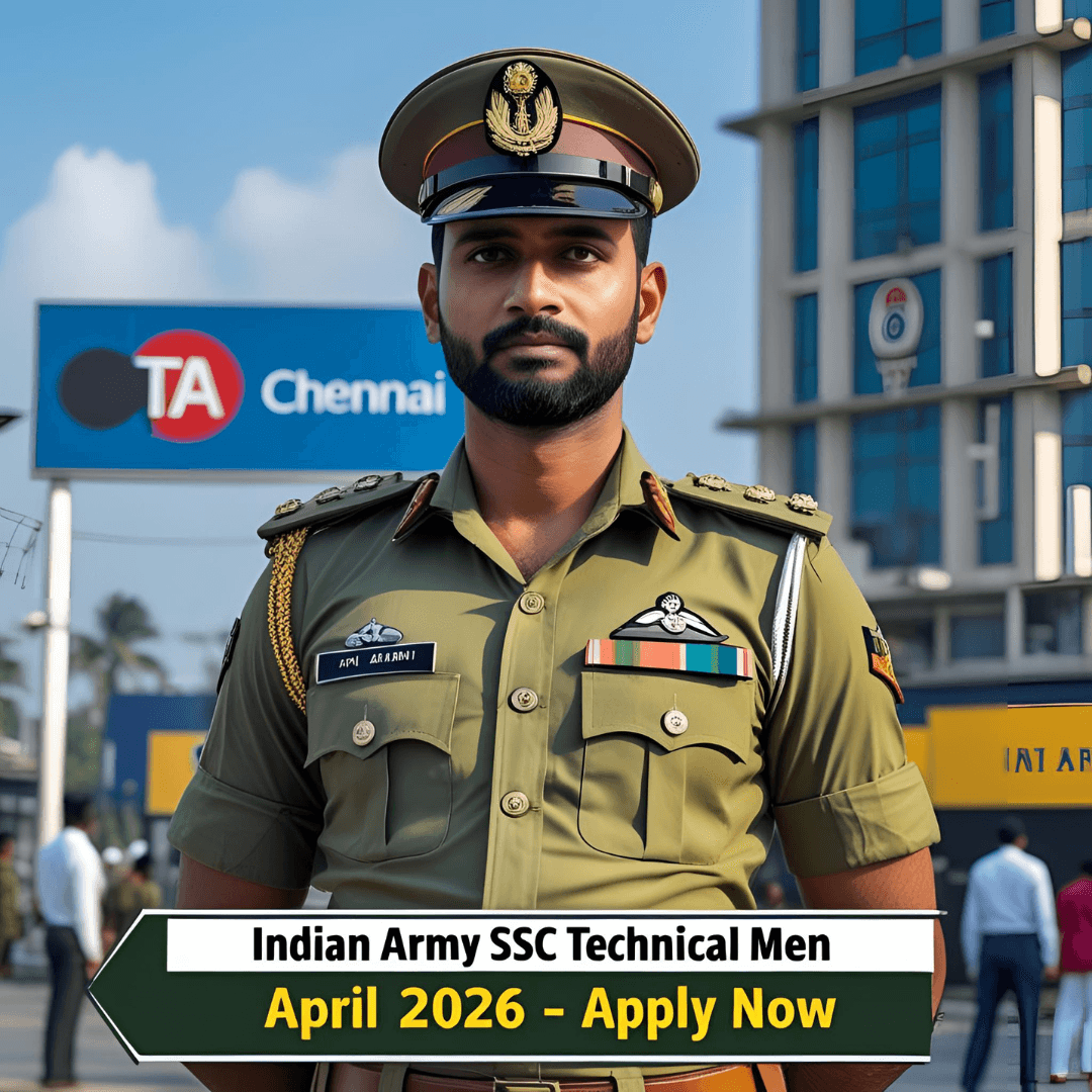 Indian Army SSC Technical Men April 2026 Recruitment Notification – Apply Online