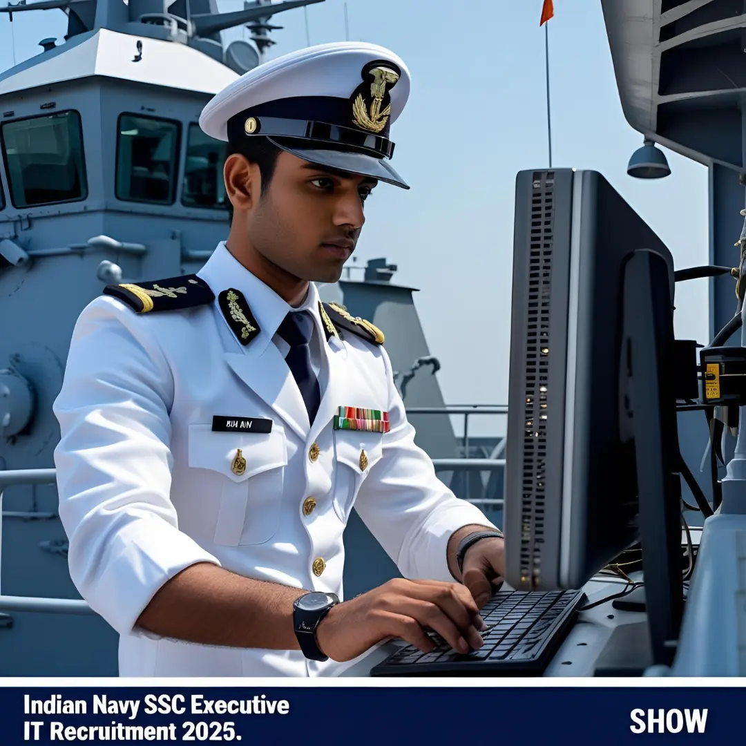 Indian Navy SSC Executive IT Recruitment 2025 January 2026 Batch Recruitment Banner