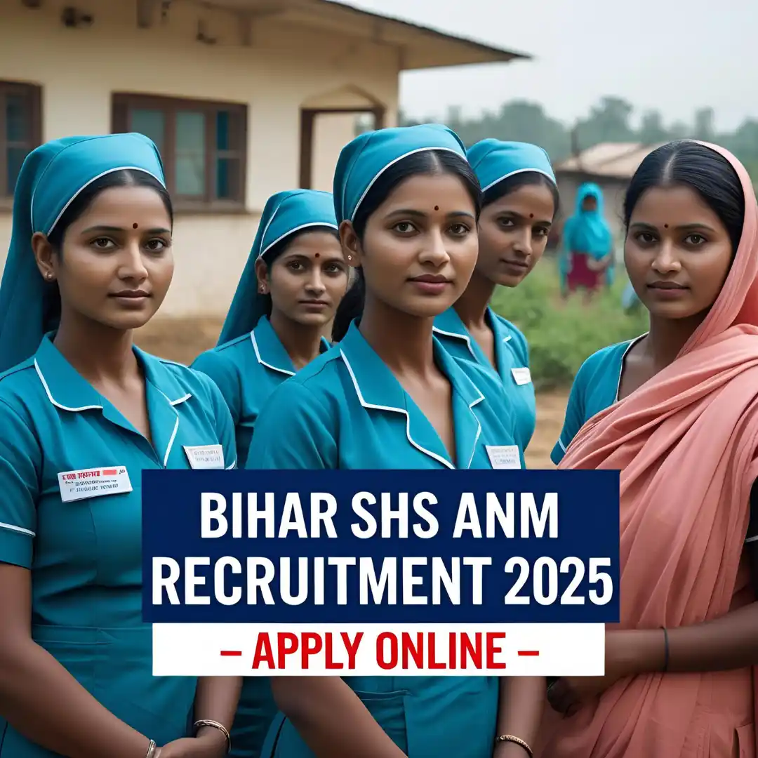 Bihar SHS ANM Recruitment 2025 – Apply Online for 4500+ ANM Posts