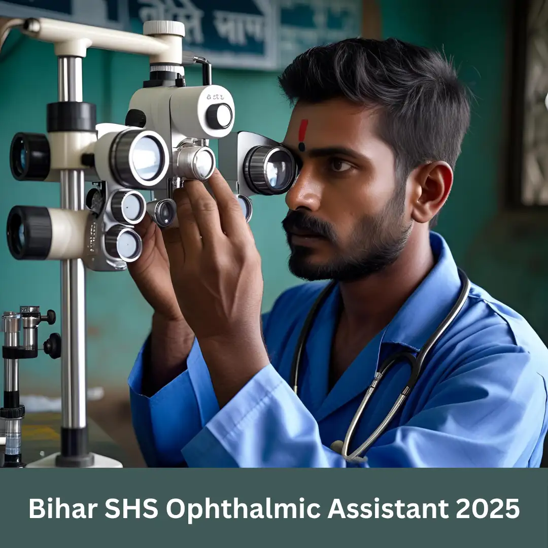 Bihar SHS Ophthalmic Assistant 2025 Bihar SHS Ophthalmic Assistant 2025 - Apply Online Form