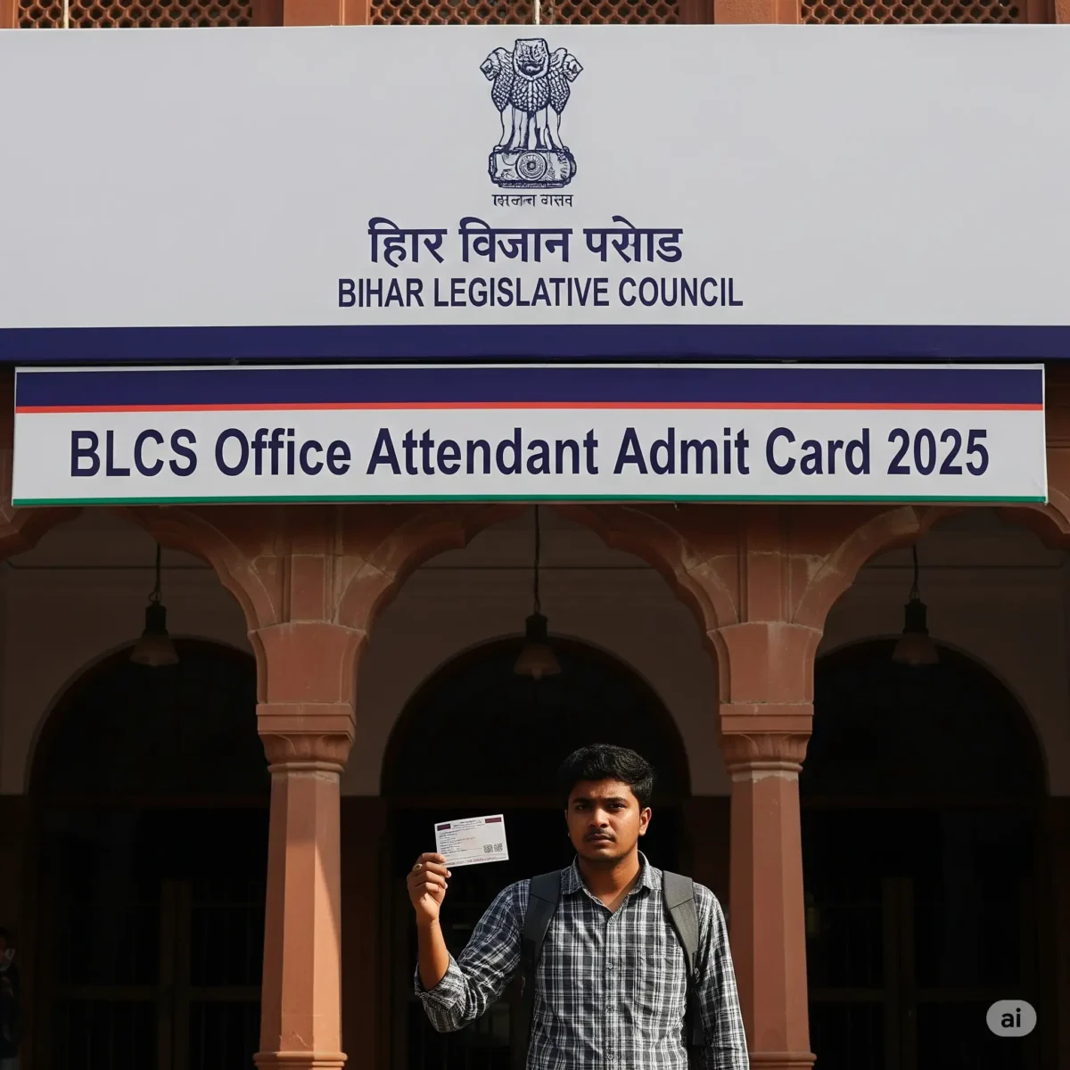 BLCS Office Attendant Admit Card 2025 download link and exam details.