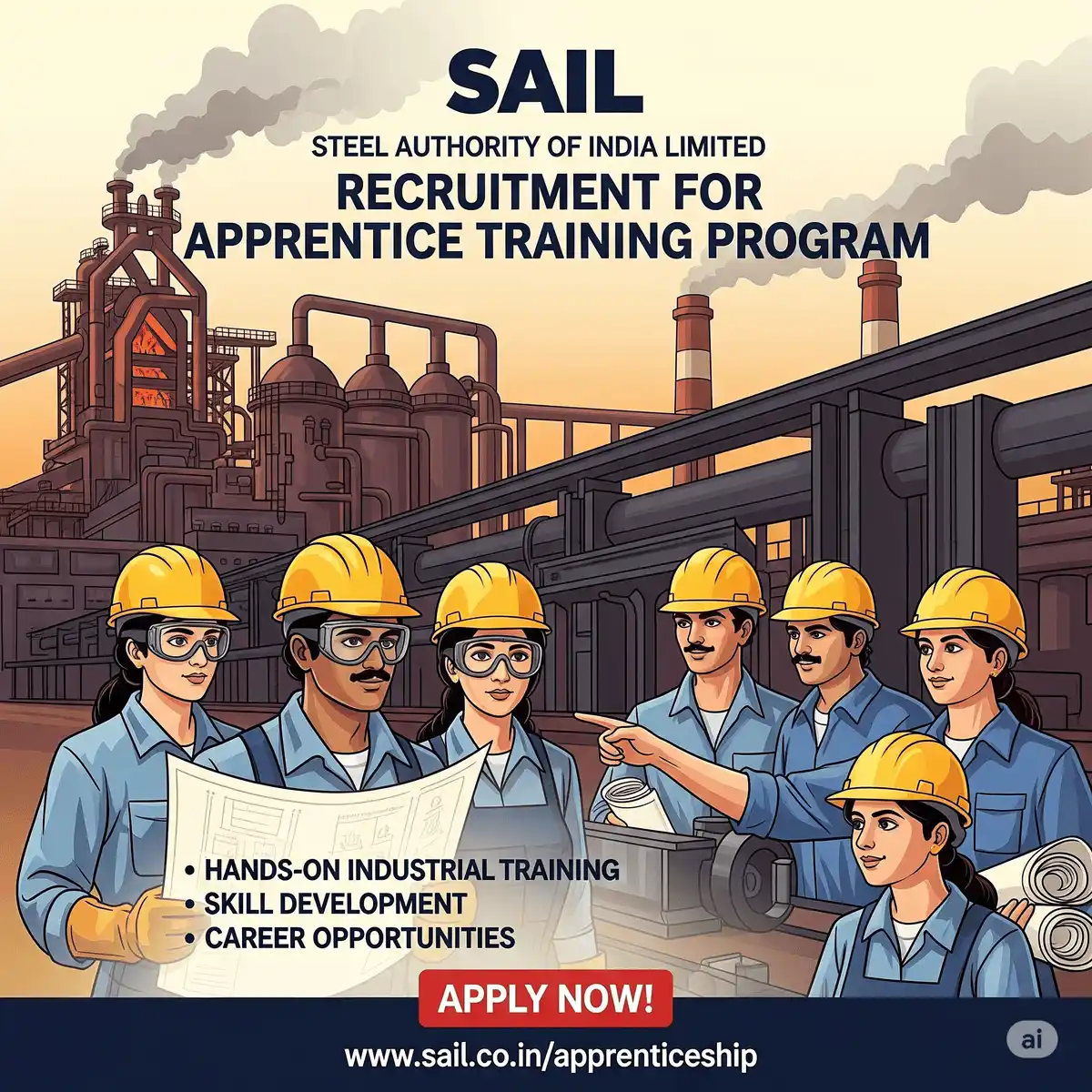 sail-apprentice-recruitment-2025 SAIL Apprentice Recruitment 2025 Notification – Apply Online for 816 Posts