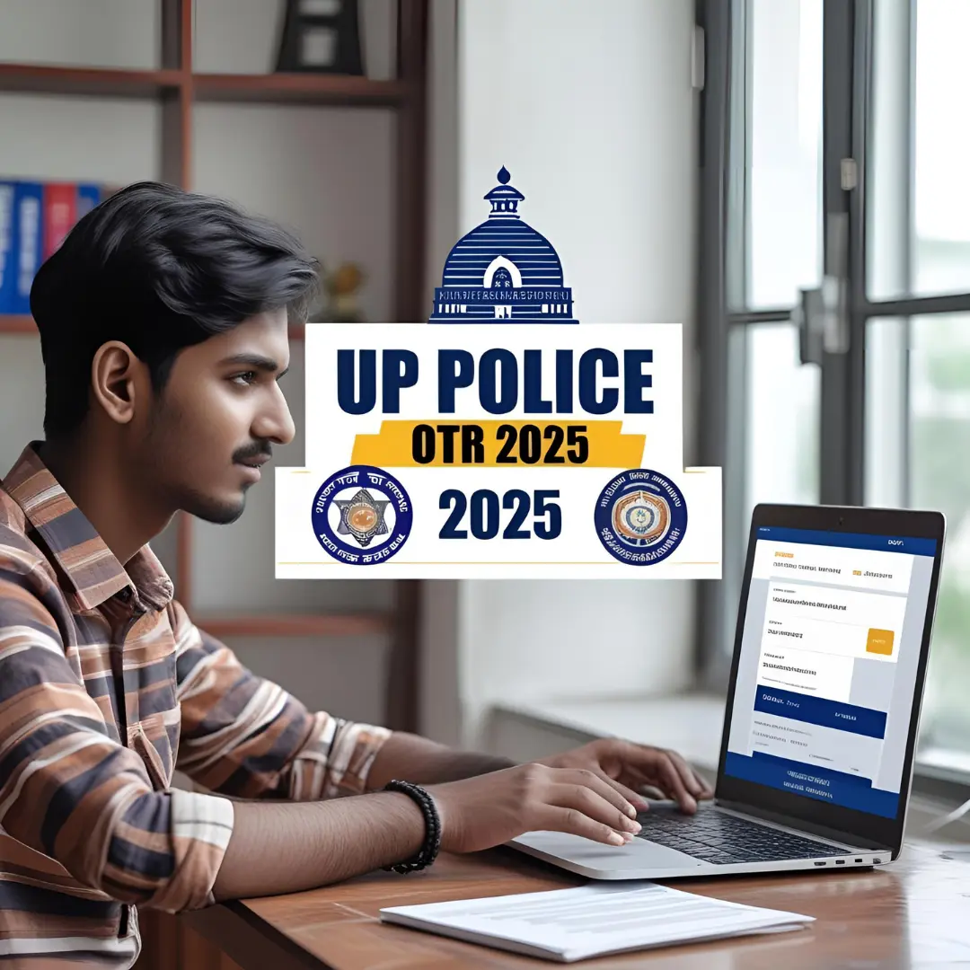 up-police-otr-2025 Candidate completing UP Police OTR 2025 registration on official portal.