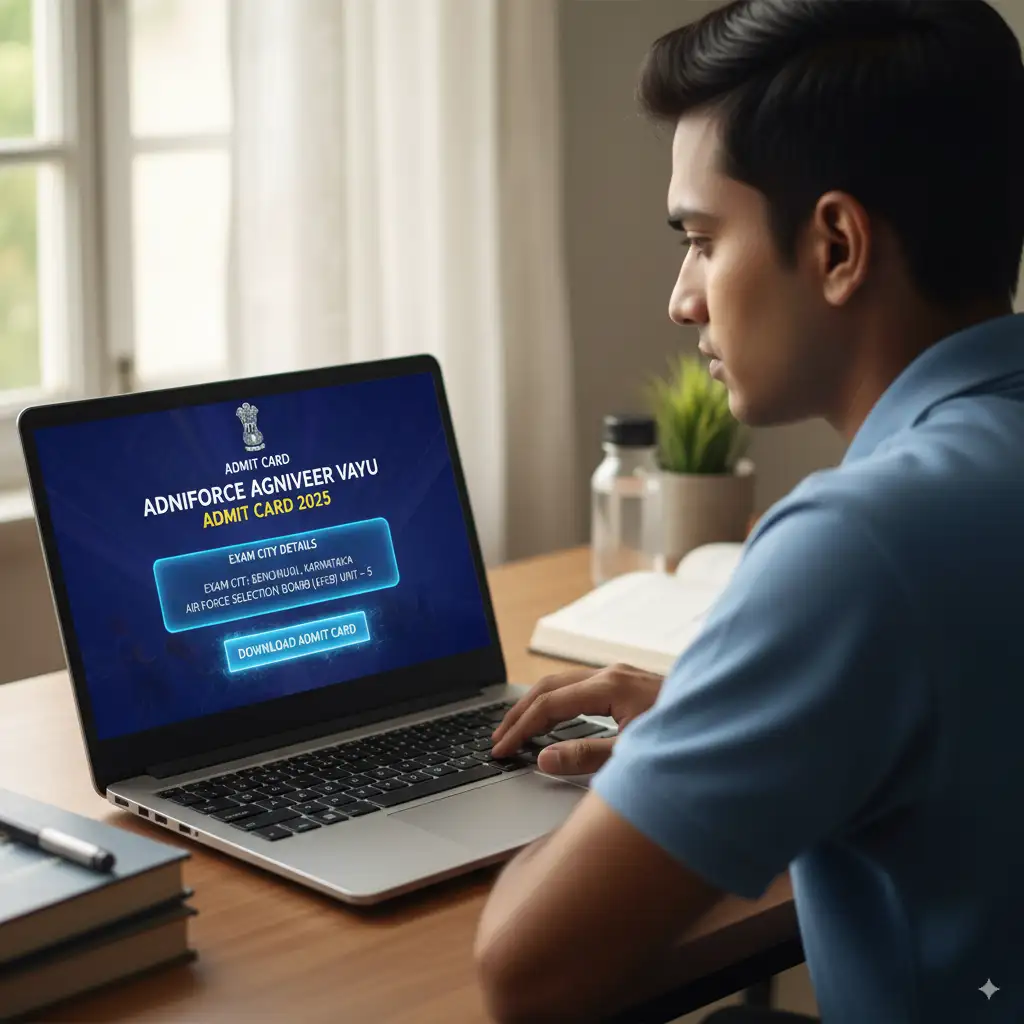 Airforce Agniveer Vayu Admit Card 2025 Airforce Agniveer Vayu Admit Card 2025 – Intake 022026 Hall Ticket Download
