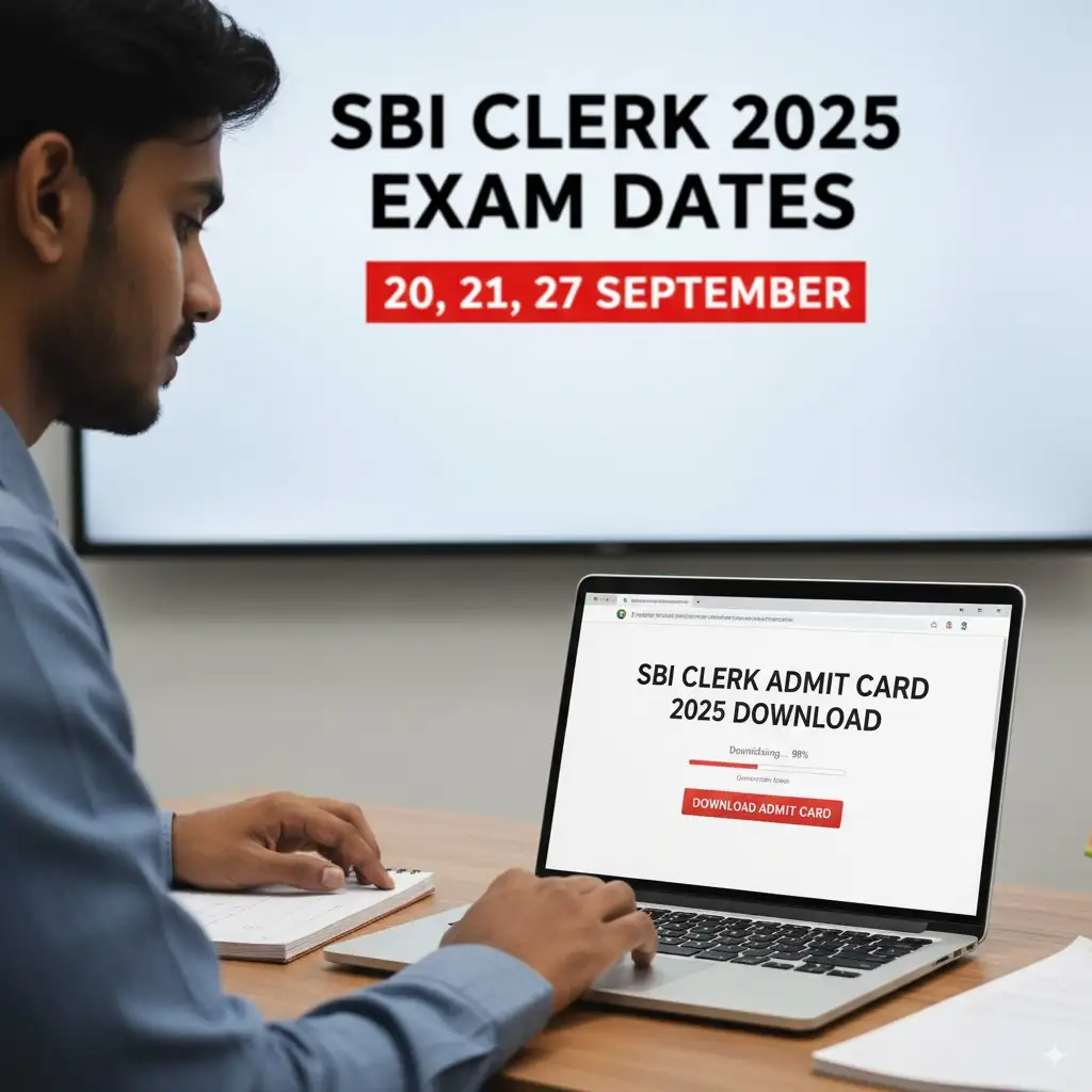 SBI Clerk Admit Card 2025 SBI Clerk Admit Card 2025 Download – Pre Exam Dates & Exam City Details